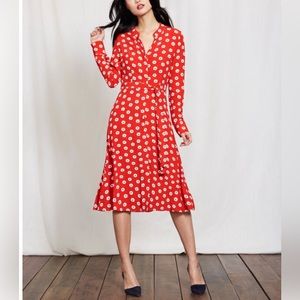 Gorgeous Boden Jessica Dotted Shirt Dress!